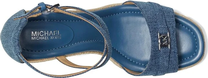 MICHAEL Michael Kors Mandy Wedge Women's Sandals Union Wash : 8 M, Leather - Image 2