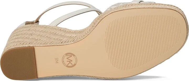 MICHAEL Michael Kors Mandy Wedge Women's Sandals Van/Cream : 10 M, Leather - Image 3