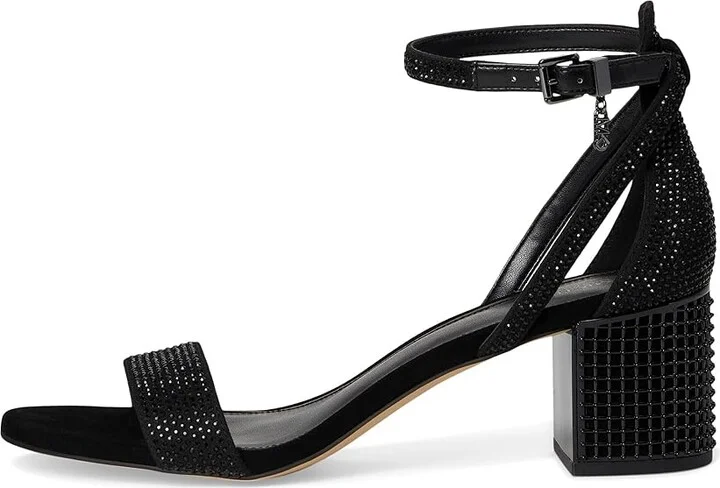 MICHAEL Michael Kors Maxine Mid Sandals Women's Sandals Black : 6.5 M, Leather - Image 6