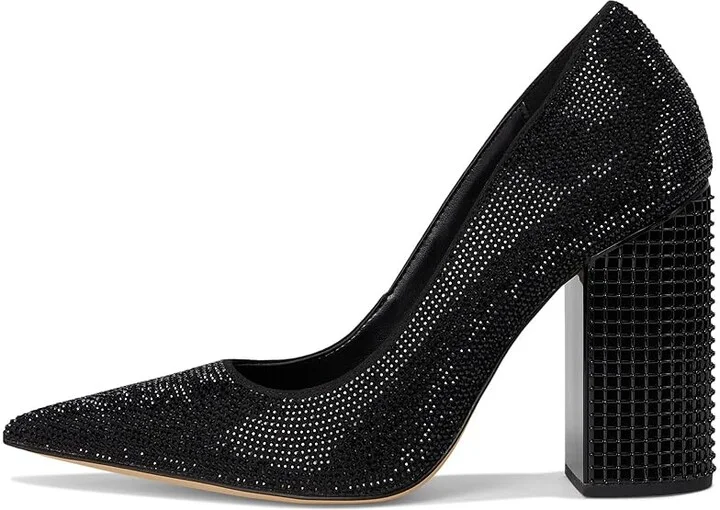 MICHAEL Michael Kors Maxine Pumps High Women's Heels Black 1 : 5.5 M, Leather/Rubber - Image 6