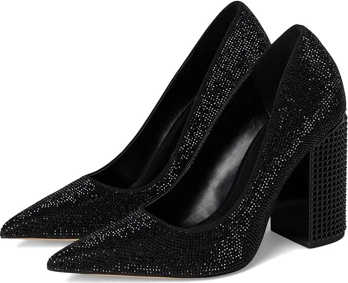 MICHAEL Michael Kors Maxine Pumps High Women's Heels Black 1 : 5.5 M, Leather/Rubber