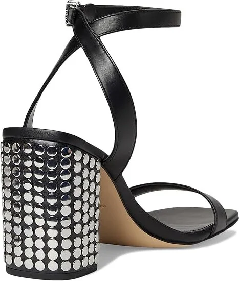 MICHAEL Michael Kors Merriam Block Heel Women's Sandals Black : 6.5 M, Leather/Rubber - Image 4