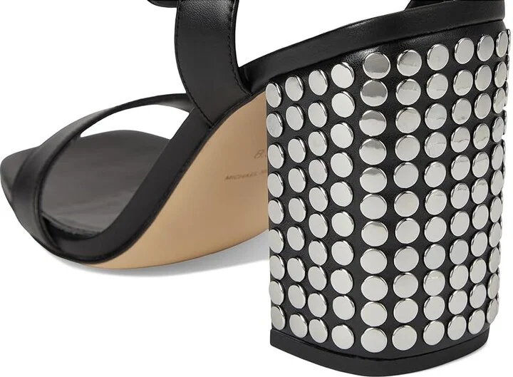 MICHAEL Michael Kors Merriam Block Heel Women's Sandals Black : 6.5 M, Leather/Rubber - Image 7