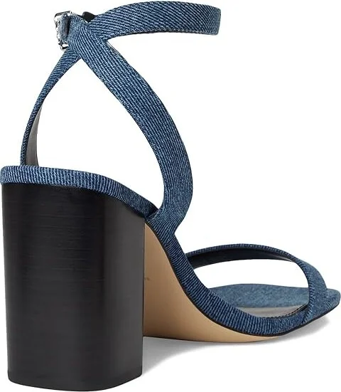 MICHAEL Michael Kors Merriam Block Heel Women's Sandals Union Wash : 7.5 M, Leather/Rubber - Image 4