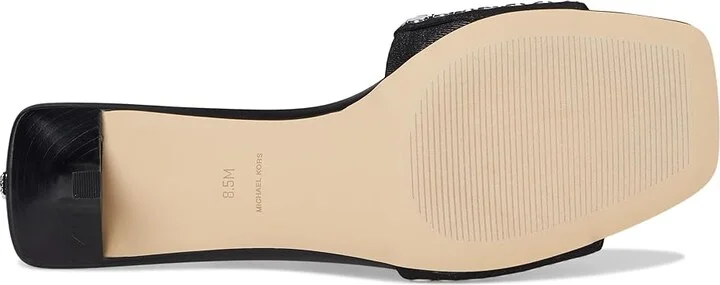 MICHAEL Michael Kors Merriam Kitten Sandal Women's Sandals Black : 8.5 M - Image 3