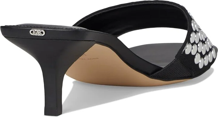 MICHAEL Michael Kors Merriam Kitten Sandal Women's Sandals Black : 8.5 M - Image 4