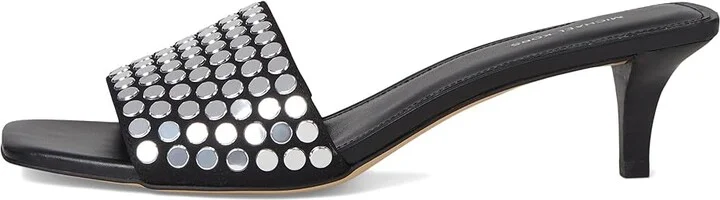 MICHAEL Michael Kors Merriam Kitten Sandal Women's Sandals Black : 8.5 M - Image 6