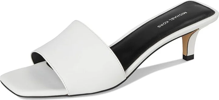 MICHAEL Michael Kors Merriam Kitten Sandal Women's Sandals Optic White : 6 M - Image 5