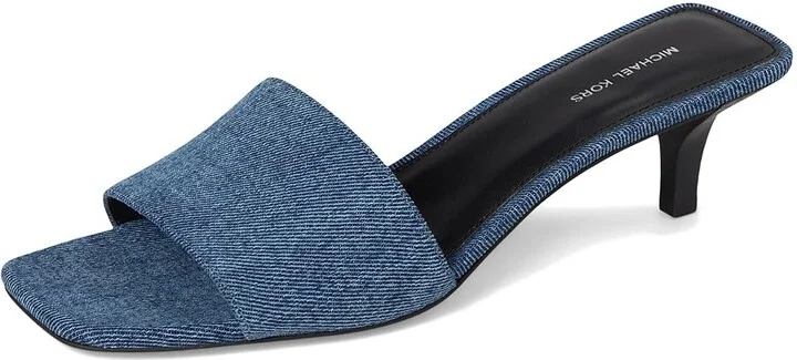 MICHAEL Michael Kors Merriam Kitten Sandal Women's Sandals Union Wash : 7.5 M - Image 5