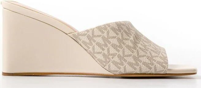 Michael Michael Kors Merriam Signature Logo Wedge Sandals