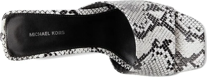 MICHAEL Michael Kors Merriam Wedge Women's Wedge Shoes Aluminum : 6 M, Leather - Image 2