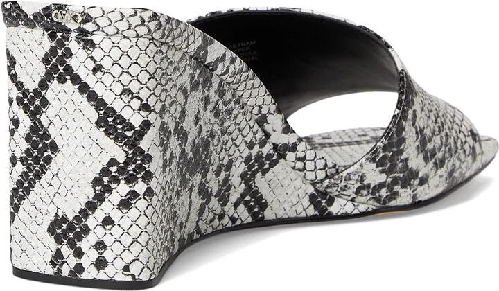 MICHAEL Michael Kors Merriam Wedge Women's Wedge Shoes Aluminum : 6 M, Leather - Image 4