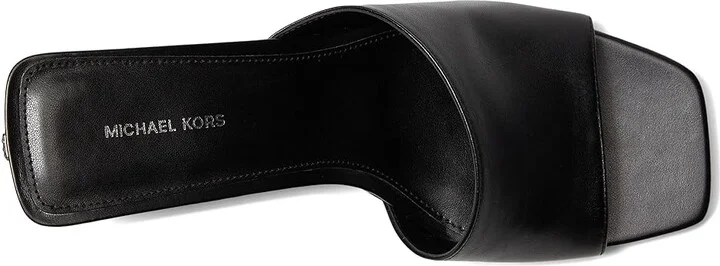 MICHAEL Michael Kors Merriam Wedge Women's Wedge Shoes Black : 10 M, Leather - Image 2