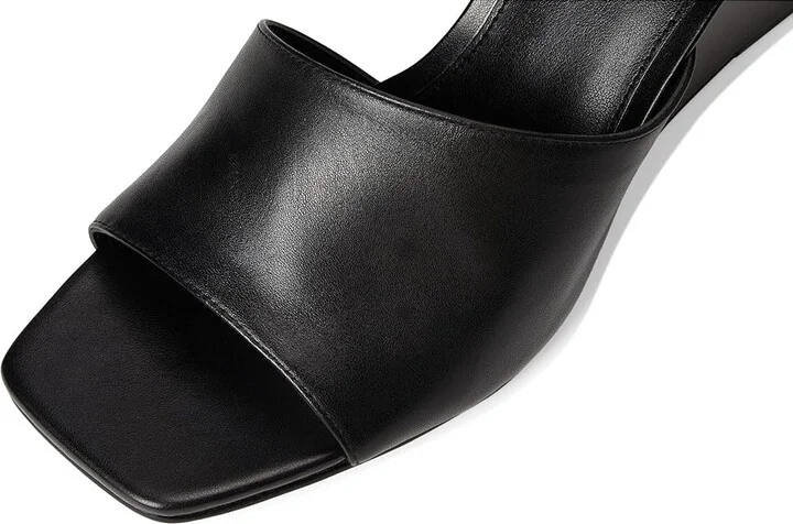 MICHAEL Michael Kors Merriam Wedge Women's Wedge Shoes Black : 10 M, Leather - Image 7