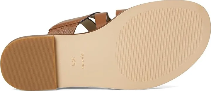 MICHAEL Michael Kors Nora Thong Sandal Women's Sandals Luggage : 9.5 M, Leather - Image 3