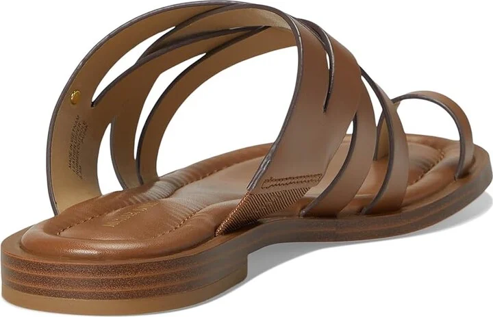 MICHAEL Michael Kors Nora Thong Sandal Women's Sandals Luggage : 9.5 M, Leather - Image 4