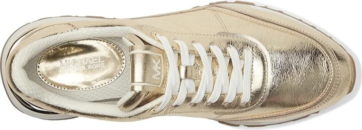 MICHAEL Michael Kors Nova Trainer Women's Shoes Pale Gold : 6 M, Synthetic - Image 2