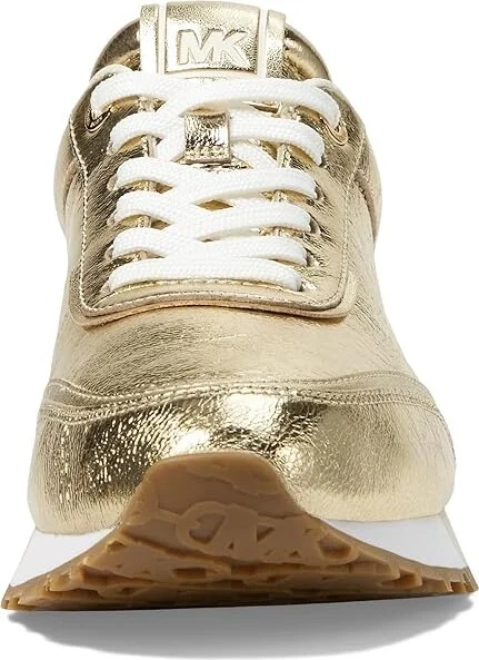 MICHAEL Michael Kors Nova Trainer Women's Shoes Pale Gold : 6 M, Synthetic - Image 5