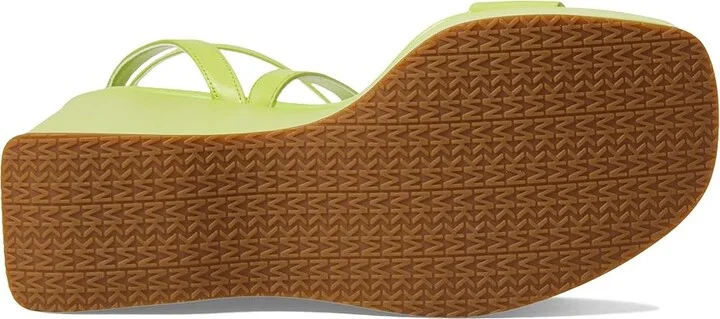 MICHAEL Michael Kors Paola Wedge Women's Shoes Bright Limeade : 7.5 M, Synthetic/Textile - Image 3