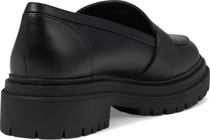 MICHAEL Michael Kors Parker Lug Loafer Women's Shoes Black 2 : 9.5 M, Leather - Image 4
