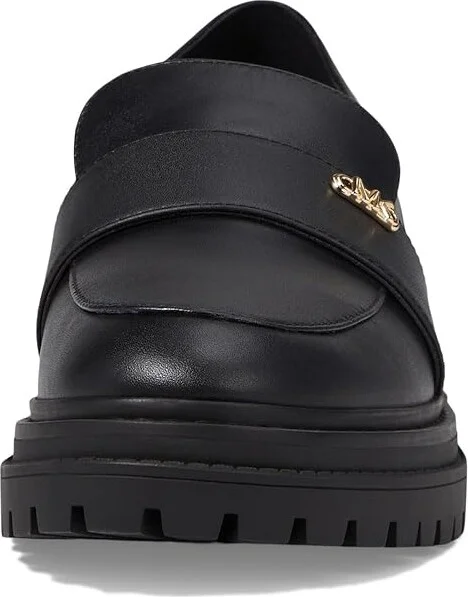 MICHAEL Michael Kors Parker Lug Loafer Women's Shoes Black 2 : 9.5 M, Leather - Image 5