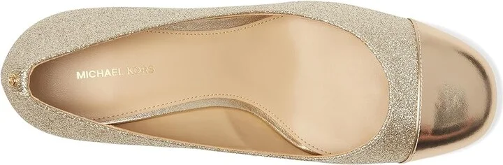 MICHAEL Michael Kors Perla Flex Pump Women's Shoes Pale Gold : 9.5 M, Synthetic - Image 2