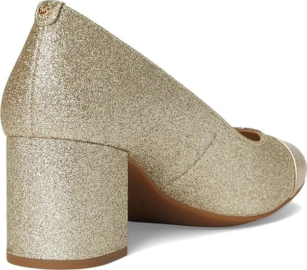 MICHAEL Michael Kors Perla Flex Pump Women's Shoes Pale Gold : 9.5 M, Synthetic - Image 4