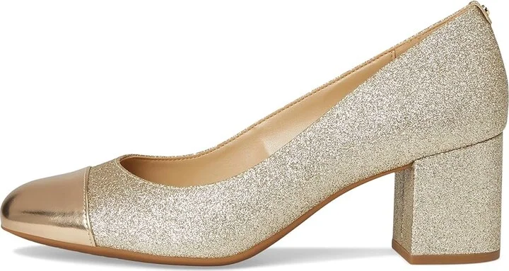 MICHAEL Michael Kors Perla Flex Pump Women's Shoes Pale Gold : 9.5 M, Synthetic - Image 6