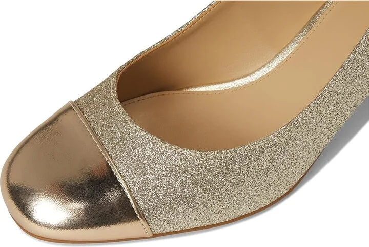 MICHAEL Michael Kors Perla Flex Pump Women's Shoes Pale Gold : 9.5 M, Synthetic - Image 7