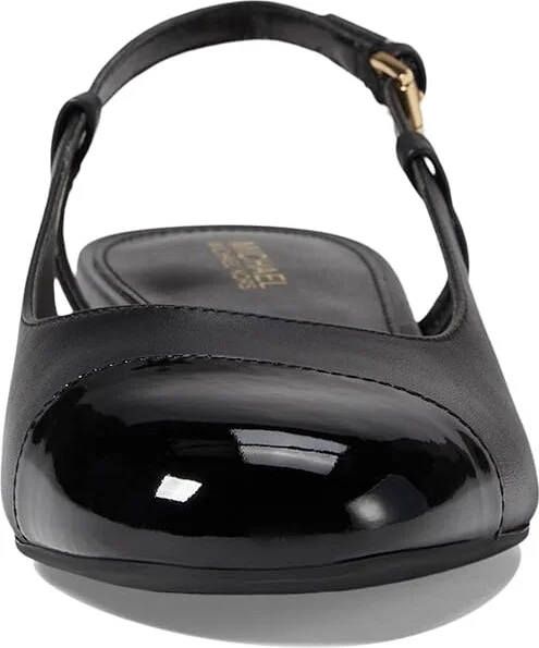 MICHAEL Michael Kors Perla Flex Sling Flat Women's Shoes Black : 6.5 M, Leather - Image 2