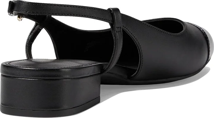 MICHAEL Michael Kors Perla Flex Sling Flat Women's Shoes Black : 6.5 M, Leather - Image 4