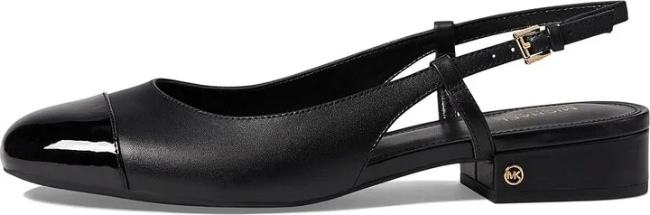 MICHAEL Michael Kors Perla Flex Sling Flat Women's Shoes Black : 6.5 M, Leather - Image 5