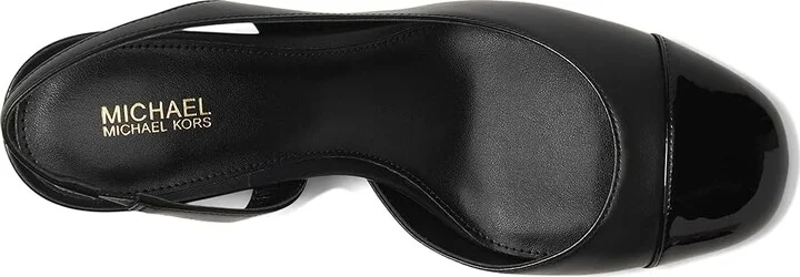 MICHAEL Michael Kors Perla Flex Sling Pump High Women's Heels Black : 6 M, Leather - Image 2