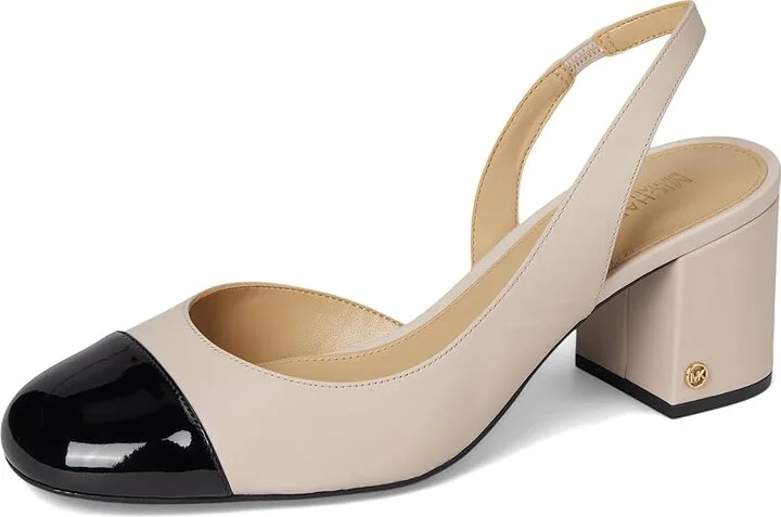 MICHAEL Michael Kors Perla Flex Sling Pump High Women's Heels Soft Pink : 5.5 M, Leather - Image 5