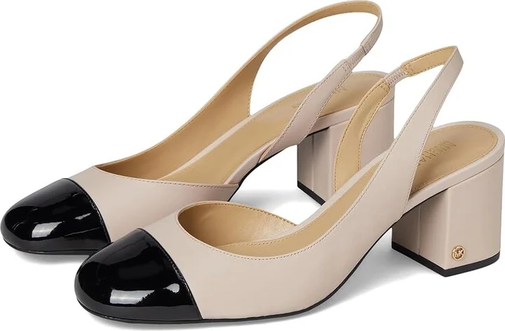 MICHAEL Michael Kors Perla Flex Sling Pump High Women's Heels Soft Pink : 5.5 M, Leather