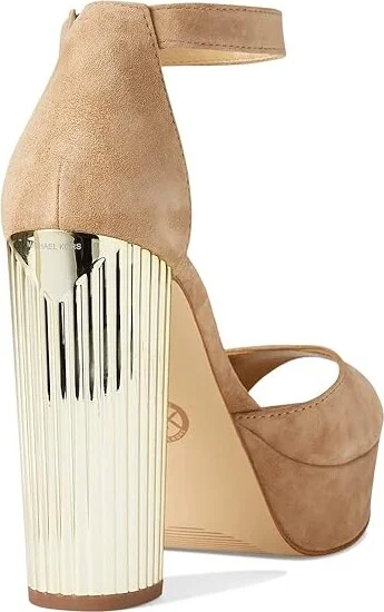 MICHAEL Michael Kors Porter Ankle Strap Women's Sandals Camel : 10 M, Leather - Image 4