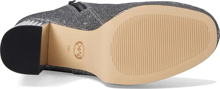 MICHAEL Michael Kors Porter Platform Bootie Women's Shoes Silver : 7.5 M, Leather - Image 3