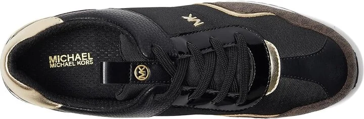 MICHAEL Michael Kors Raina Trainer Women's Shoes Black/Brown : 6 M, Synthetic - Image 2