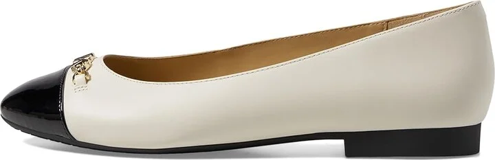 MICHAEL Michael Kors Rebecca Flex Ballet Women's Flat Shoes Light Cream : 9 M, Leather/Rubber - Image 5