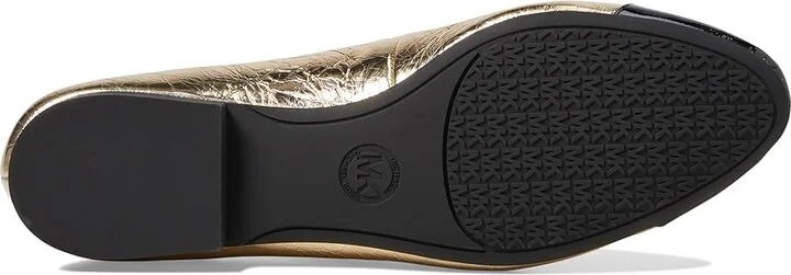 MICHAEL Michael Kors Rebecca Flex Ballet Women's Flat Shoes Pale Gold : 7 M, Leather/Rubber - Image 3