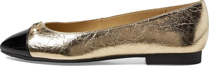 MICHAEL Michael Kors Rebecca Flex Ballet Women's Flat Shoes Pale Gold : 7 M, Leather/Rubber - Image 5