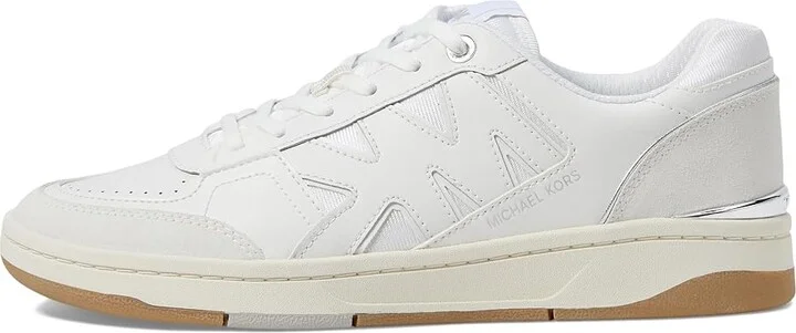 MICHAEL Michael Kors Rebel Lace Up Women's Shoes Optic White : 9.5 M, Synthetic - Image 6