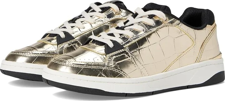 MICHAEL Michael Kors Rebel Lace Up Women's Shoes Pale Gold 1 : 6 M, Synthetic