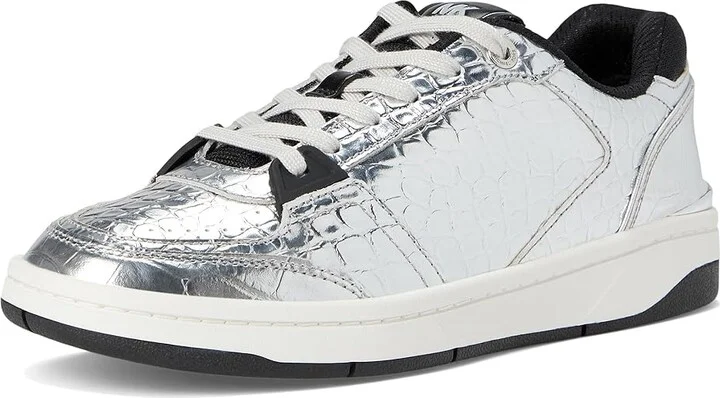 MICHAEL Michael Kors Rebel Lace Up Women's Shoes Silver 1 : 7 M, Synthetic - Image 5