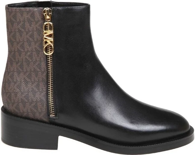 Michael Michael Kors Regan Monogram Printed Zipped Boots