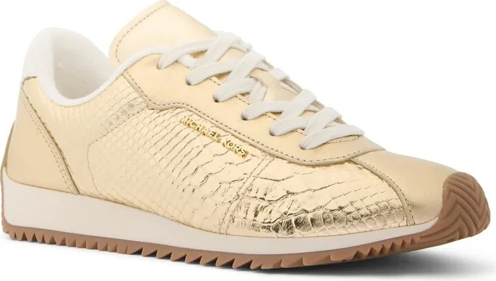 Gold Metallic  Snake Print