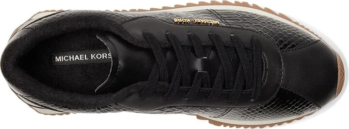 MICHAEL Michael Kors Rhodes Trainer Women's Shoes Black : 7.5 M, Leather - Image 2