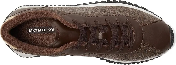 MICHAEL Michael Kors Rhodes Trainer Women's Shoes Brown : 8 M, Leather - Image 2