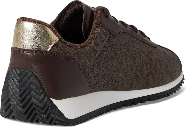MICHAEL Michael Kors Rhodes Trainer Women's Shoes Brown : 8 M, Leather - Image 4