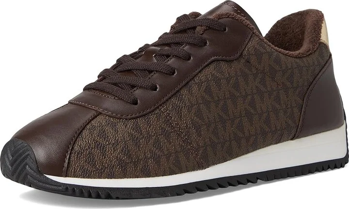 MICHAEL Michael Kors Rhodes Trainer Women's Shoes Brown : 8 M, Leather - Image 5